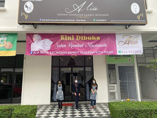 Alia butik kecantikan rambut muslimah kota masai