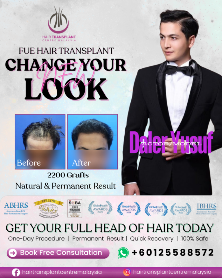 Hair Transplant Centre Malaysia - Global Health Asia Pacific Award Winner Best Hair Transplant Clinic 2023